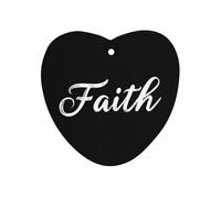 Faith 1 PCS Car Air Freshener Hanging Aromatherapy Tablets Automotive Ornament for Auto Room Bathroom Bedside Love form