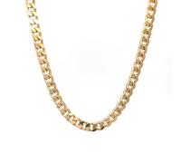 Faith 9ct Gold 9ct Yellow Gold Semi Solid Square Curb 20" Chain 4.6mm, 15.44g