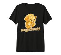 Faith and A Wagging Tail Christian Dog Lover Premium T-Shirt