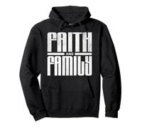 Faith And Family Christian Values Pullover Hoodie