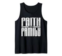 Faith and Family Christian Values Tank Top