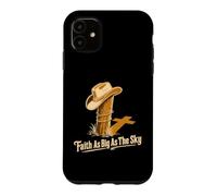 Faith As Big As The Sky Christian Cowboy Case for iPhone 11
