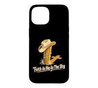 Faith As Big As The Sky Christian Cowboy Case for iPhone 15