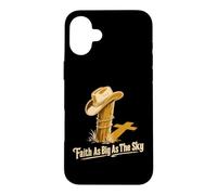 Faith As Big As The Sky Christian Cowboy Case for iPhone 16 Plus