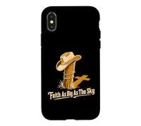 Faith As Big As The Sky Christian Cowboy Case for iPhone X/XS