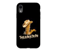 Faith As Big As The Sky Christian Cowboy Case for iPhone XR