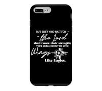 Faith Based Quote Renew Strength Wings Like Eagles Case for iPhone 7 Plus/8 Plus