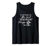Faith Based Quote Renew Strength Wings Like Eagles Tank Top