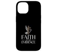 Faith Before Evidence christian cross dove faith Case for iPhone 14