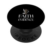 Faith Before Evidence christian cross dove faith PopSockets Adhesive PopGrip