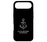 Faith Before Evidence christian faith typography Case for iPhone Air
