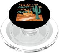 Faith Blooms Even in the Desert - Vintage Christian PopSockets PopGrip for MagSafe