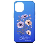 Faith Blooms Here - Grow with Grace Scripture Art Case for iPhone 12/12 Pro