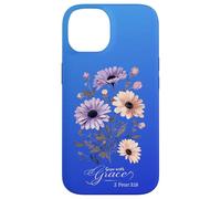 Faith Blooms Here - Grow with Grace Scripture Art Case for iPhone 14