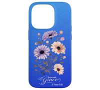 Faith Blooms Here - Grow with Grace Scripture Art Case for iPhone 14 Pro