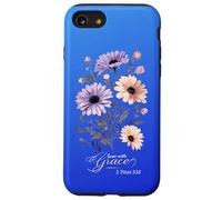 Faith Blooms Here - Grow with Grace Scripture Art Case for iPhone SE (2020) / 7/8