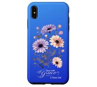 Faith Blooms Here - Grow with Grace Scripture Art Case for iPhone XS Max