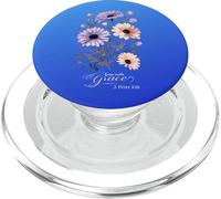 Faith Blooms Here - Grow with Grace Scripture Art PopSockets PopGrip for MagSafe