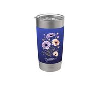 Faith Blooms Here - Grow with Grace Scripture Art Stainless Steel Insulated Tumbler