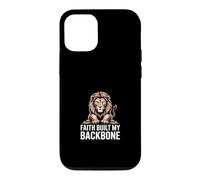Faith Built My Backbone Christian Lion Case for iPhone 12/12 Pro