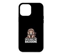 Faith Built My Backbone Christian Lion Case for iPhone 12 Pro Max