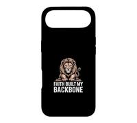 Faith Built My Backbone Christian Lion Case for iPhone Air