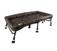 Faith Camou Cradle XXL - Foldable - fish-friendly aluminum frame - 125x70x32cm - Carp Cradle for large carp - Strong and durable - Adjustable feet - Compact and secure