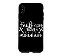 Faith Can Move Mountain Inspirational Motivational Message Case for iPhone XS Max