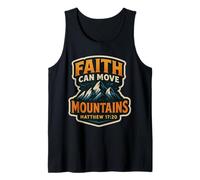 Faith Can Move Mountains Bible Verse Quote Christian Jesus Tank Top