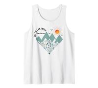 Faith Can Move Mountains Boho Floral Mountain Flower Heart Tank Top