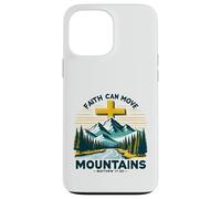Faith Can Move Mountains Christian Bible Verse Design Case for iPhone 13 Pro Max