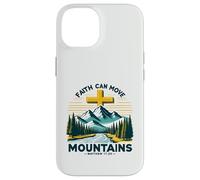 Faith Can Move Mountains Christian Bible Verse Design Case for iPhone 14