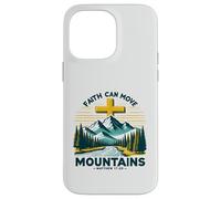 Faith Can Move Mountains Christian Bible Verse Design Case for iPhone 14 Pro Max