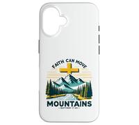 Faith Can Move Mountains Christian Bible Verse Design Case for iPhone 16