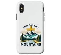 Faith Can Move Mountains Christian Bible Verse Design Case for iPhone X/XS