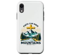 Faith Can Move Mountains Christian Bible Verse Design Case for iPhone XR