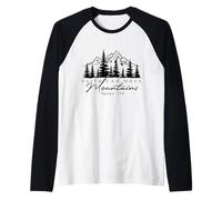 Faith Can Move Mountains Christian Bible Verse Religious Raglan Baseball Tee