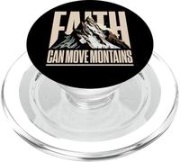 Faith Can Move Mountains Christian Mountain Motivation PopSockets PopGrip for MagSafe