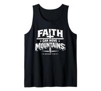 Faith Can Move Mountains Christian Scripture Design Tank Top
