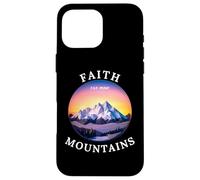 Faith Can Move Mountains Christianity Case for iPhone 16 Pro Max
