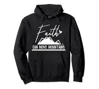 Faith Can Move Mountains Church Jesus Christ Christian Pullover Hoodie