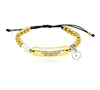 Faith Can Move Mountains Cross Bracelets Religious Charm Heart Mustard Seed Gold Color Hematite Bracelets for Women Men Y1460-3D