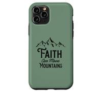 Faith Can Move Mountains Inspirational Christian Design Case for iPhone 11 Pro