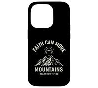 Faith Can Move Mountains Matthew 17:20 Bible Verse Case for iPhone 14 Pro