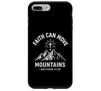 Faith Can Move Mountains Matthew 17:20 Bible Verse Case for iPhone 7 Plus/8 Plus