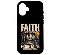 Faith Can Move Mountains Matthew 17 20 Bible Verse Christian Case for iPhone 16