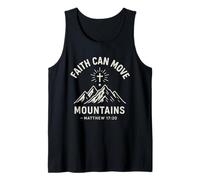 Faith Can Move Mountains Matthew 17:20 Bible Verse Tank Top