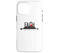 Faith Can Move Mountains - Matthew 17:20 Christian Art Case for iPhone 16 Pro Max