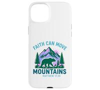 Faith Can Move Mountains Matthew 17:20 Christian Case for iPhone 15 Plus