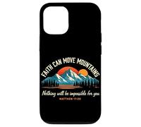 Faith Can Move Mountains Matthew 17:20 Christian Religion Case for iPhone 12/12 Pro